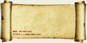 Hana Gošić vizit kartica